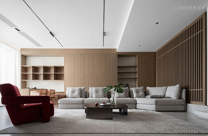 現代原木設計，禪意舒適，溫暖自然住宅